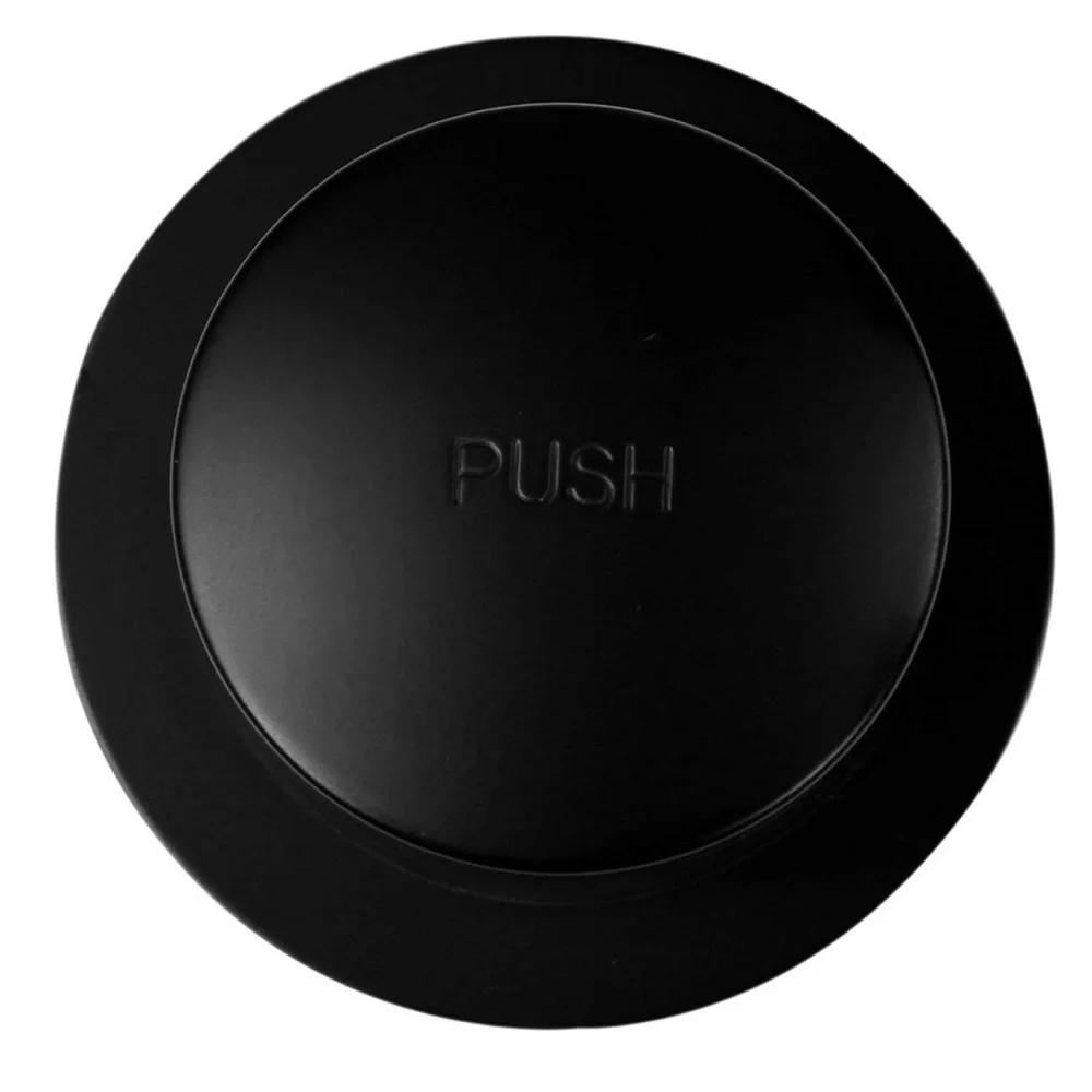 Brass Matte Black Toe Touch Bathtub Drain Cover
